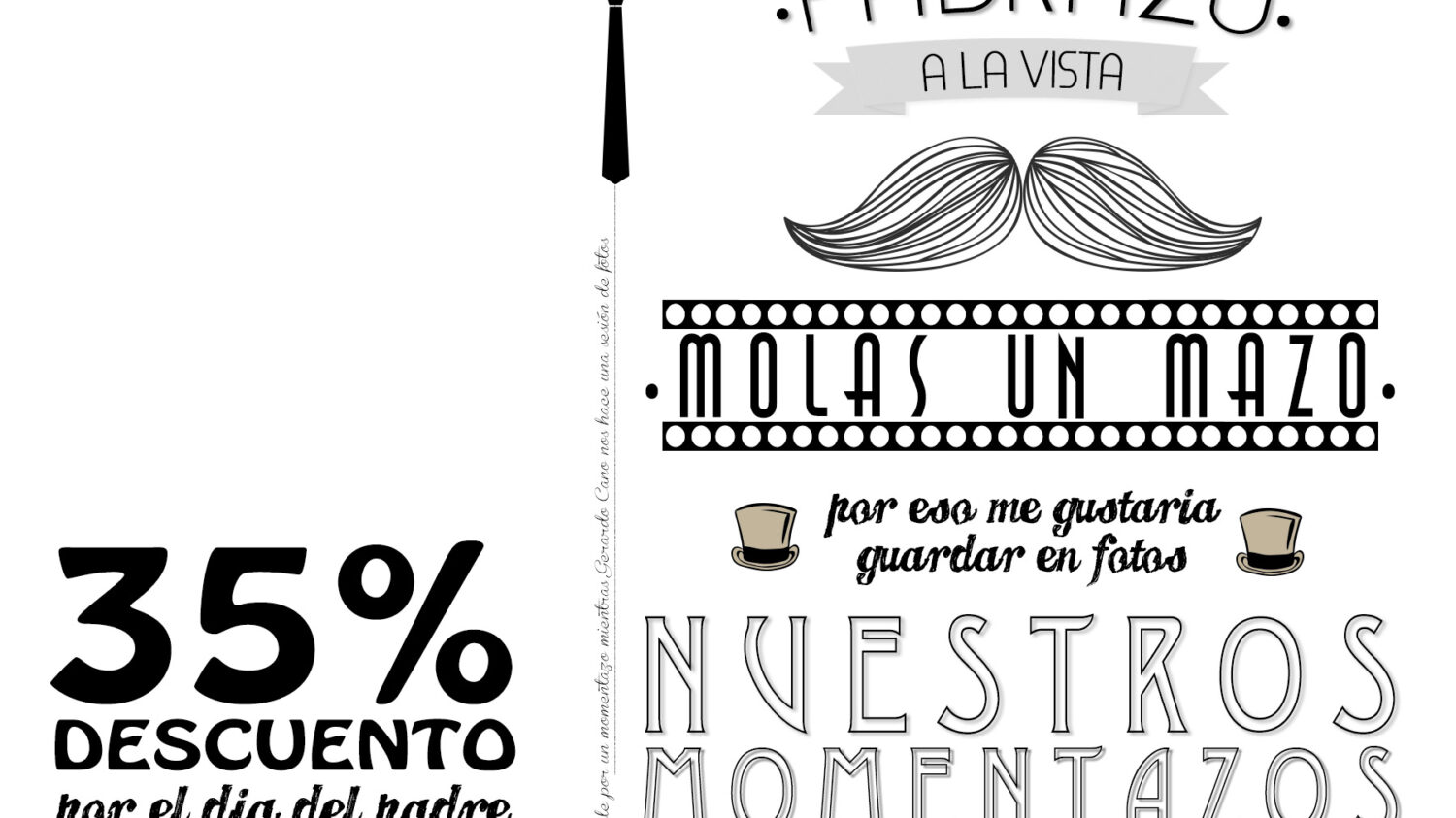 Vale-regalo para el día del padre